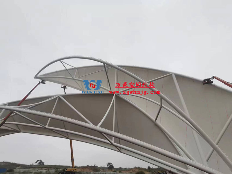 膜結構大門出入口的優勢特點