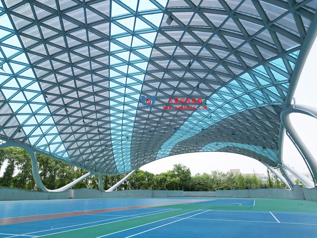 帆影碧波|風雨操場上的ETFE膜結構穹頂