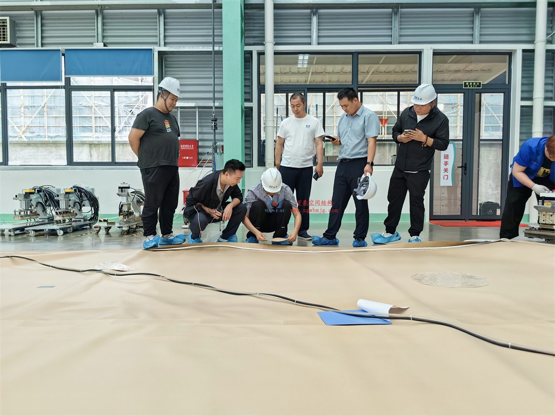 科技賦能品質工程 | 萬豪集團攜手浙大團隊圓滿完成無錫奧體中心膜結構排水試驗驗收 科技賦能品質工程 | 萬豪集團攜手浙大團隊圓滿完成無錫奧體中心膜結構排水試驗驗收