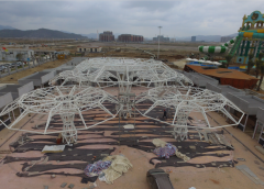 大目灣膜結構項目近尾聲，海闊天涳水世界來襲