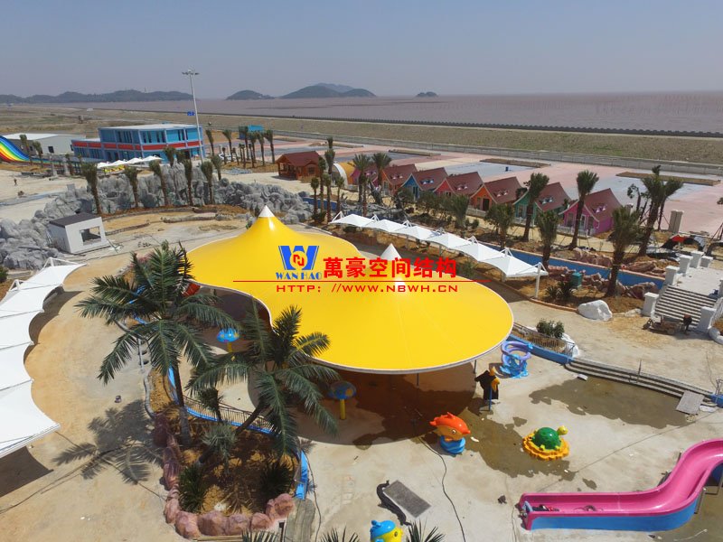 阿拉的海水上樂園膜結構